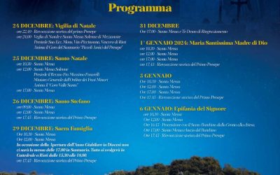 Santuario Francescano del Presepe – Programma Natale 2024